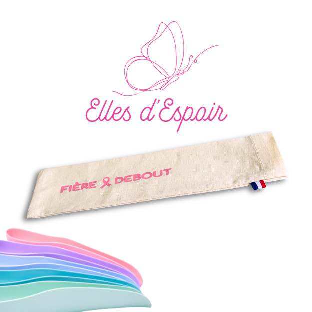 etui octobre rose avec les Elles d'Espoir