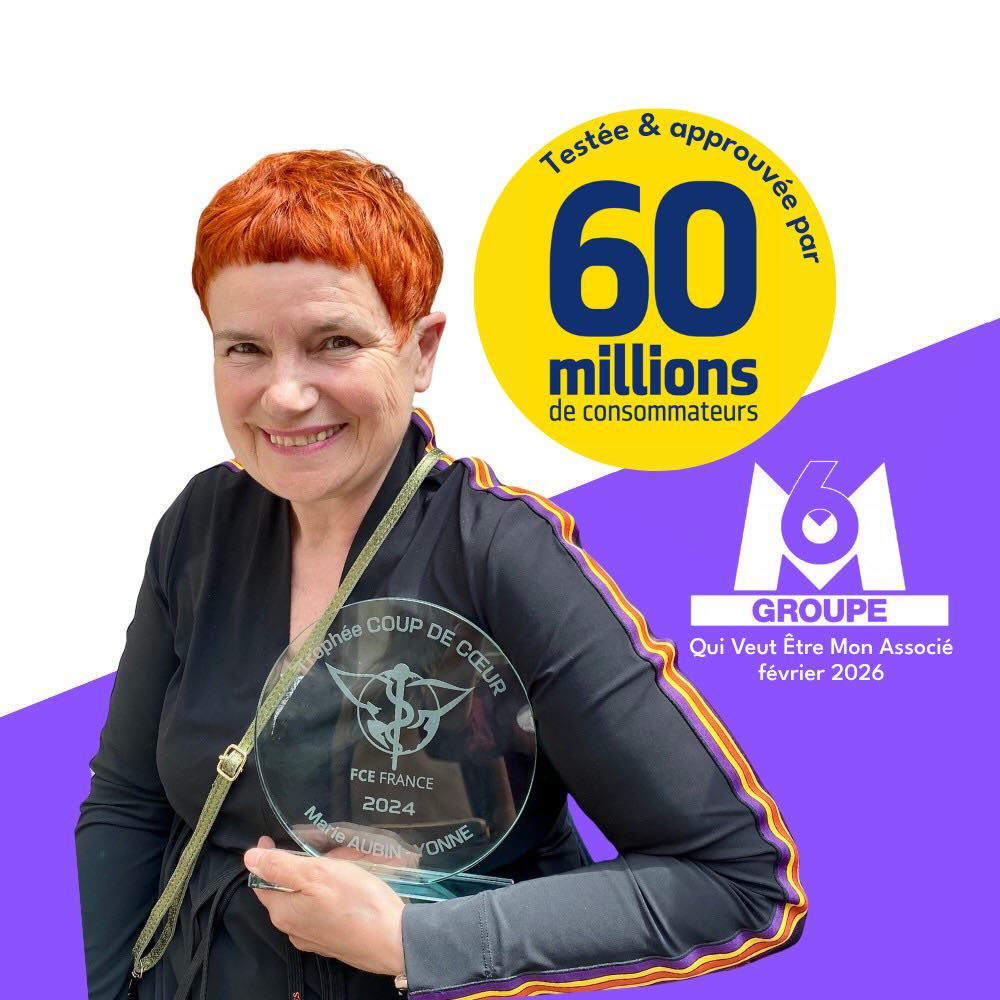 Marie Aubin créatrice de la marinette, testée et approuvée par le magazine 60 millions de consommateurs, associée de QVEMA M6 Groupe en février 2026